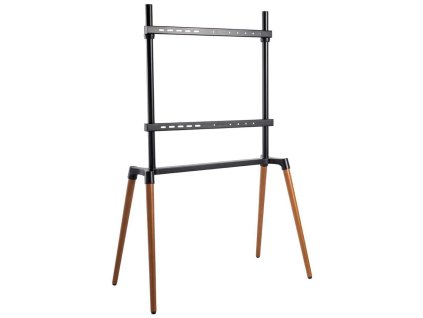 NEDIS podlahový TV stojan/ 61 - 75"/ 41 kg/ Skandinávské Provedení/ Protiskluzový popruh/ Snap-lock/ černý TVSM7251BK