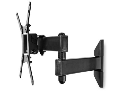 NEDIS nástěnný držák pro LCD a TV/ 11 - 32"/ nosnost 31 kg/ náklon ± 15°/ otáčení 181°/ kloubový (3 klouby) TVWM31BK