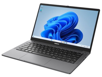 UMAX notebook VisionBook 14WN Plus/ 14,1" IPS/ 1920x1080/ N100/ 8GB/ 256GB SSD/ HDMI/ USB-C/ 3x USB 3.0/ W11 Pro/ šedý UMM230243