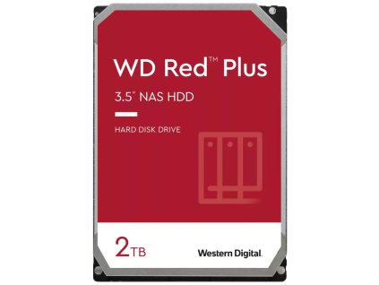 WD RED PLUS 2TB / WD20EFPX / SATA 6Gb/s /  Interní 3,5"/ 64MB WD20EFPX
