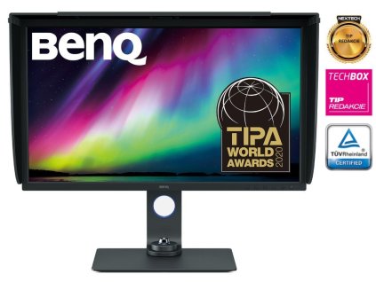BENQ 32" LED SW321C/ IPS panel/ 3841x2161/ 1111:1/ 5ms/ 2x HDMI/ DP/ USB/ USB-C/ čtečka karet/ černý 9H.LJ1LB.QPE