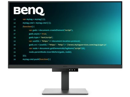 BENQ 32" IPS LED RD321U/ 3841x2161 / 2111:1/ 5ms/ 411 cdm/ HDMI/ DP/USB-C/Daisy chain/výškově nast./ černý 9H.LMSLA.TBE