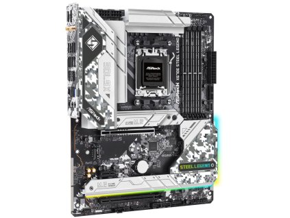 OPRAVENÉ - ASRock X670E Steel Legend / AMD X670 / AM5 / 4x DDR5 / 4x M.2 / HDMI / DP / USB-C / WiFi / ATX X670E STEEL LEGEND-VYP
