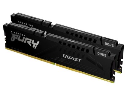 KINGSTON FURY Beast Black 64GB DDR5 5600MT/s / CL40 / DIMM / KIT 2x 32GB KF556C40BBK2-64