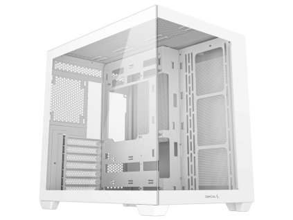 DEEPCOOL skříň CG530 ATX / USB 3.0 / USB-C/ panoramatická / bílá R-CG530-WHNDA0-G-1