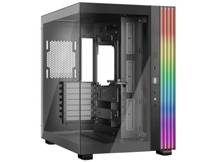 Be quiet! skříň LIGHT BASE 600DX / ATX / ARGB pásek / až 10 fan / 2xUSB / USB-C / panoramatická / černá BGW65