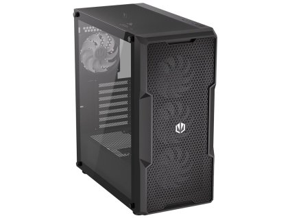 Endorfy skříň Regnum 400 ARGB / ATX / 4x120mm ARGB / 2xUSB / prosklená bočnice / černá EY2A009