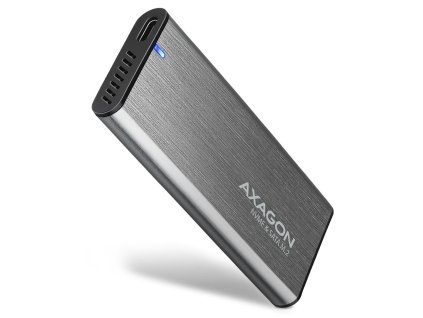 AXAGON box na M.2 NVMe SSD / EEM2-SG2 / USB-C / USB 3.2 Gen2 / kabel 20cm USB-C na USB-A EEM2-SG2