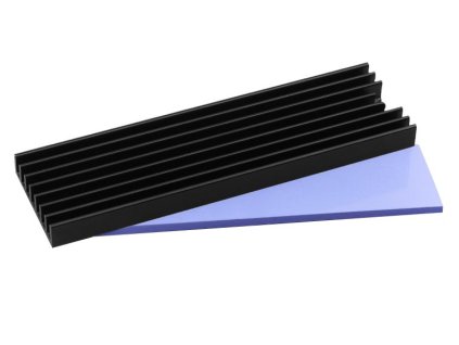 AXAGON hliníkový pasivní chladič pro M.2 SSD / CLR-M2L6 / 2280 / výška chladiče 6mm CLR-M2L6