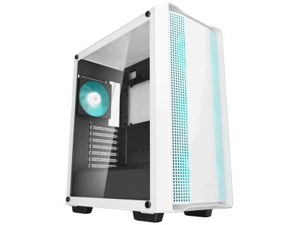 DEEPCOOL skříň CC561 V2 / ATX / 4x121 mm fan / USB 3.1 / USB 2.1 / bílá R-CC561-WHGAA4-G-2