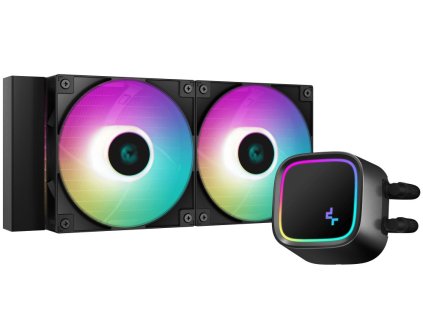 DEEPCOOL vodní chladič LE520 / 2x120 mm fan / ARGB / Intel i AMD (LGA1700) R-LE520-BKAMMN-G-1