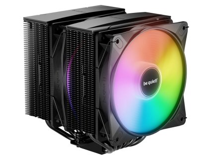 Be quiet! chladič CPU PURE ROCK PRO 3 LX Black / 2x120mm PWM ARGB fan / 6xheatpipe / černý BK043