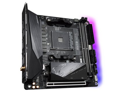 GIGABYTE B550I AORUS PRO AX / AMD B550 / AM4 / 2x DDR4 / 2x M.2 / 2x HDMI / DP / WiFi 6 / mini-ITX B550I AORUS PRO AX
