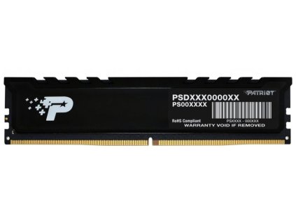 PATRIOT Signature Premium 16GB DDR5 5600MT/s / DIMM / CL46 / 1,1V PSP516G560081H1