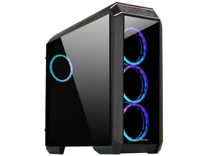 CHIEFTEC MidT Stallion II GP-02B-UC-OP / ATX / 2x USB3.0 / USB2.0 / USB-C / bez zdroje / průhledná bočnice / černá GP-02B-UC-OP