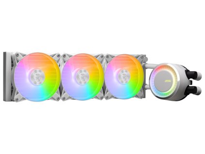 MSI vodní chladič CPU MAG CORELIQUID E360 WHITE/ 3x 120mm ARGB fan/ podpora LGA1700/ bílý 306-7ZW6E21-C24