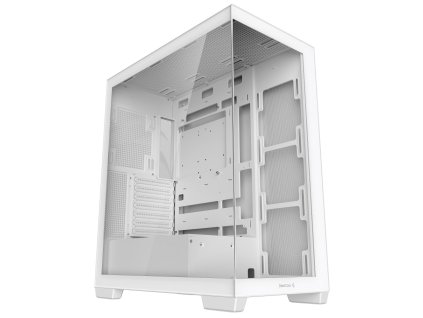 DEEPCOOL skříň CG580 / ATX / 2xUSB 3.0 / panoramatická / tvrzené sklo / bílá R-CG580-WHNDA0-G-1