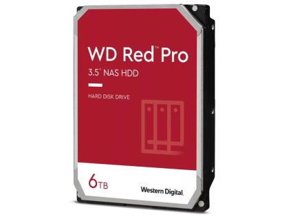 WD RED Pro 6TB / WD6005FFBX / SATA 6Gb/s / Interní 3,5"/ 7200 rpm / 256MB WD6005FFBX