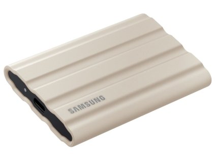 SAMSUNG Portable SSD T7 Shield 1TB / USB 3.2 Gen 2 / USB-C / Externí / Béžový MU-PE1T0K/EU