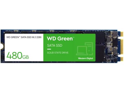 WD SSD GREEN 480GB / WDS480G3G0B / M.2 SATA III / Interní / 2280 WDS480G3G0B-00BJF0