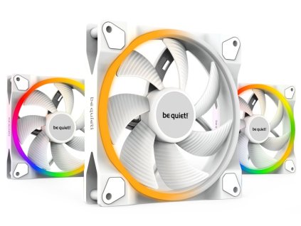 Be quiet! / ventilátor Light Wings White / 140mm / PWM / 3-pack / bílý BL102