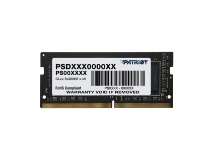 PATRIOT Signature 16GB DDR4 2666MHz / SO-DIMM / CL19 / 1,2V PSD416G266681S