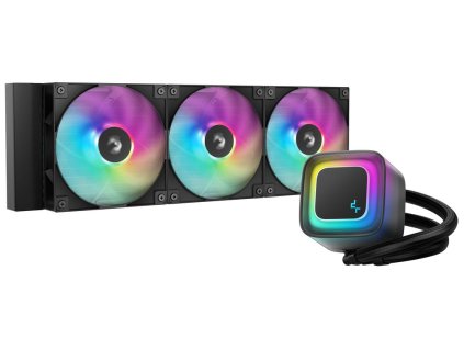 DEEPCOOL vodní chladič LE360 V2 / 3x120 PWM ARGB fan / displej / černý R-LE360-BKAMMC-G-2