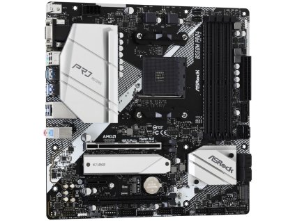 ASRock B550M Pro4 / AMD B550 / AM4 / 4x DDR4 DIMM / VGA / HDMI / DP / 2x M.2 / USB-C / mATX B550M Pro4