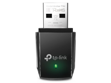 TP-Link Archer T3U AC 1300 Dual Band Wireless USB klient 400Mbps 2,4GHz/ 867Mbps 5GHz, USB 3.0 Archer T3U