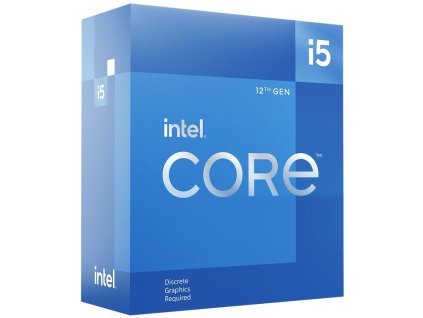 INTEL Core i5-12400F / Alder Lake / LGA1700 / max. 4,4GHz / 6C/12T / 18MB / 65W TDP / BOX vč. chladiče BX8071512400F