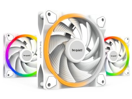 Be quiet! / ventilátor Light Wings White / 120mm / PWM / high speed / 3-pack / bílý BL101