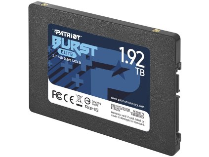 PATRIOT BURST ELITE 1,92TB SSD / Interní / 2,5" / SATA 6Gb/s / PBE192TS25SSDR