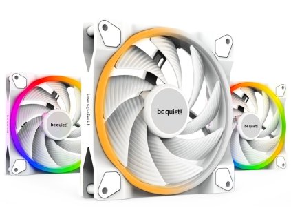 Be quiet! / ventilátor Light Wings White / 140mm / PWM / high speed / 3-pack / bílý BL103