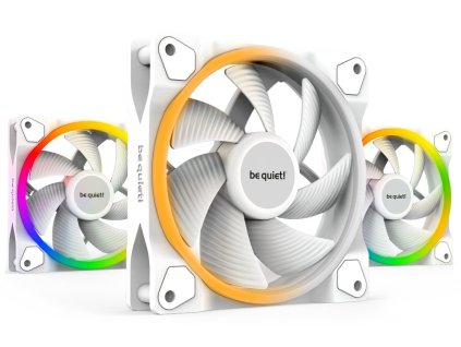 Be quiet! / ventilátor Light Wings White / 120mm / PWM / 3-pack / bílý BL100