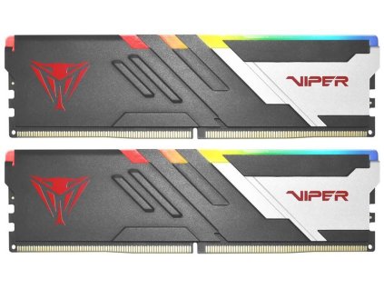 PATRIOT VIPER VENOM RGB 64GB DDR5 6000MT/s / DIMM / CL30 / Kit 2x 32GB PVVR564G600C30K