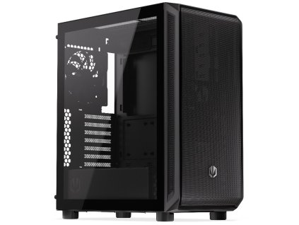 Endorfy skříň Arx 500 Core / ATX / 2 x 140mm fan (až 7 fans) / 2xUSB-A / USB-C / tvrzené sklo  / mesh panel /  černá EY2A016