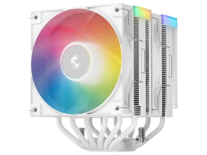 DEEPCOOL chladič AG620 WH ARGB V2 / 2x 120mm fan / 6x heatpipes / PWM / pro Intel i AMD / bílý R-AG620-WHAMMN-GJD