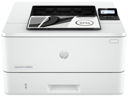 HP LaserJet Pro 4002dw/ čb/ A4/ 40ppm/ 1200x1200dpi/ USB/ LAN/ wifi/ duplex/ HP Smart/ AirPrint™ 2Z606F#B19