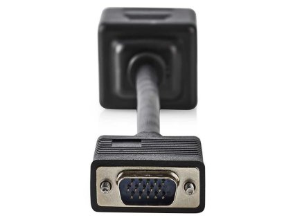 NEDIS rozbočovač kabel VGA/ 1x VGA (M) - 2x VGA (F)/ 20cm/ černý CCGP59120BK02