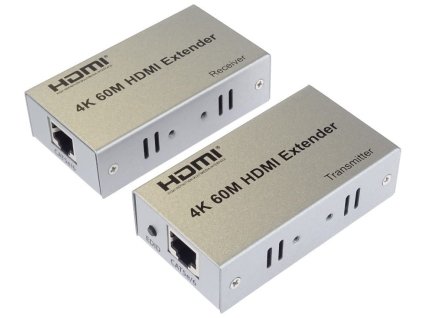 PremiumCord 4K HDMI extender na 60m přes jeden kabel Cat5e/Cat6 khext60-1