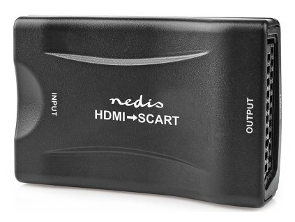 NEDIS převodník/ HDMI na SCART/ 1080p/ s napájecím zdrojem/ černý VCON3461BK