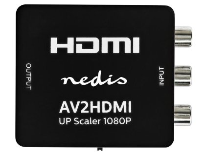 NEDIS převodník smíšeného videa na HDMI/ 3x RCA/ černý VCON3456AT
