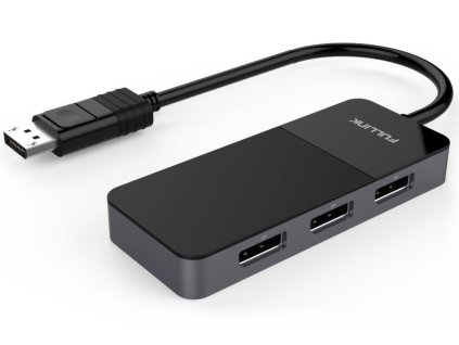 PremiumCord adaptér MST DisplayPort 1.4 na 3x DisplayPort / 8K / 3x 4K/ černý kportad19