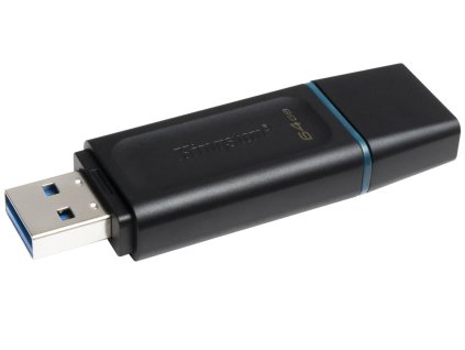 KINGSTON DataTraveler EXODIA 64GB / USB 3.2 / černo-modrá DTX/64GB