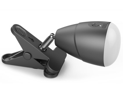 IMMAX LED lampička KLIP/ 5W/ 140lm/ 4000K/ DC 3,7V/ 5V/ IP20/ USB/ černá 08967L
