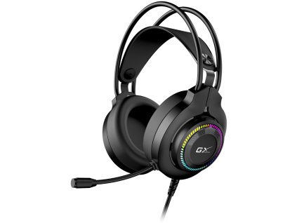 GENIUS GX GAMING headset - HS-GX580U/ USB/ RGB LED/ ovládání hlasitosti 31710028400
