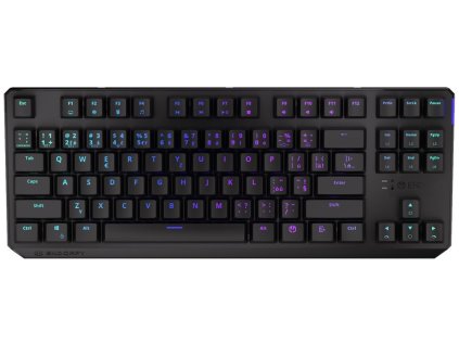Endorfy herní klávesnice Thock TKL Wireless Red / RGB / red sw. / bezdrátová / mechanická / CZ/SK layout / černá EY5C005