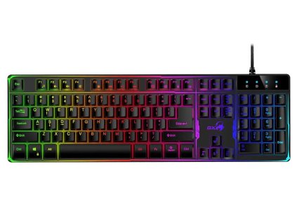 GENIUS GX GAMING Scorpion K8/ drátová/ podsvícená/ USB/ černá/ CZ+SK layout 31310001403