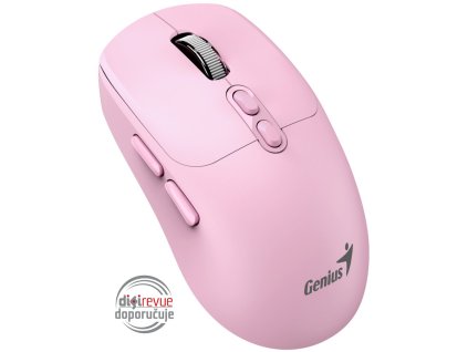 GENIUS NX-8080S BT Young Pink/ duální Bluetooth + 2,4GHz/ 1600 dpi/ bezdrátová/ Copilot/ tichá/ 7tlačítková/ růžová 31030042403
