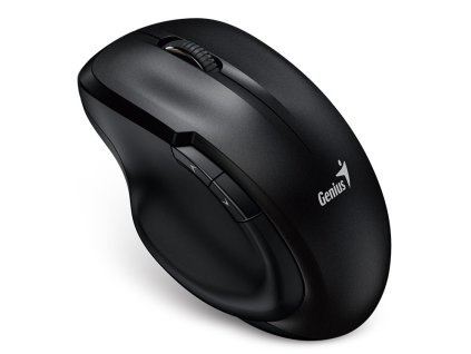 GENIUS Ergo 8200S Black/ 1200 dpi/ bezdrátová/ 5tlačítek/ tichá/ BlueEye senzor/ černá 31030029400